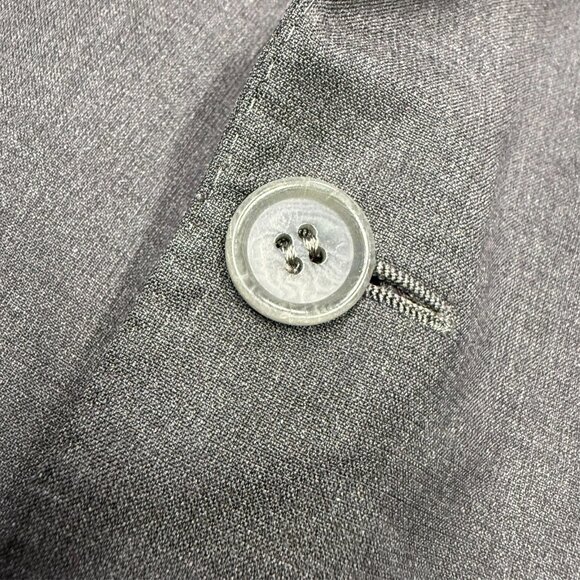Galliani Blazer Italy E.Thomas Super 130s Wool Sport Coat Grey 48R - Picture 4 of 10